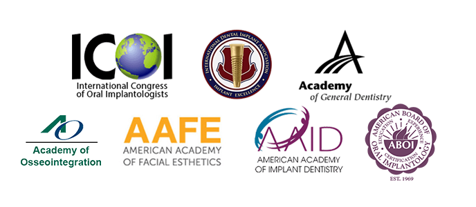 ICOI | International Dental Implant Association | ACD | AAFE | AAID